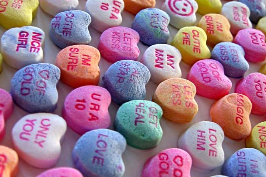 conversation candy hearts