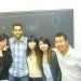 Diorgenes Borges with a group of classmates
