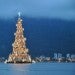 large Christmas tree in Rio de Janeiro, Brazil