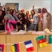international students gathered at a celebration for international education week